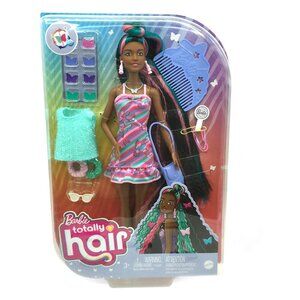 Barbie Totally Hair Doll Long Rainbow Hair Accessories Fashion Outfit New Box